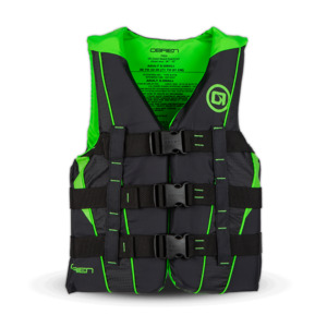 Life Jackets: Obrien Teens Nylon Vest Lime Green