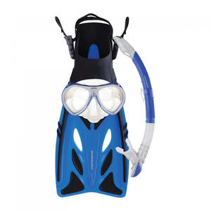 Watersports Accessories: Mirage Jnr Flipper Snorkel FSET44 Crystal