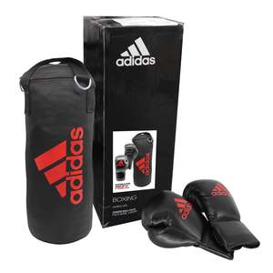 Fitness Accessories: Adidas Junior Boxing Set Black/Red