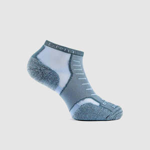 Thorlos: Thorlo Experia Socks Unisex Low Cut Blue/Grey