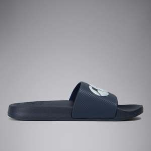 Ccc: CCC Unisex Slides Wide Fit Navy White