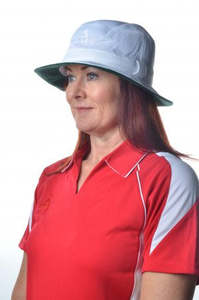 Hunter Mesh Bucket Hat White