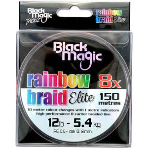 Black Magic Rainbow Braid Elite 8X