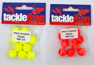 TM Poly Floats 15mm 10 Pkt