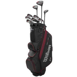 Wilson Mens 25 Golf Package Deep Red Tour
