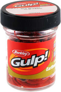 Berkley Fishing Gulp Earthworm Red