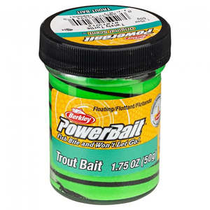 Berkley: Berkley PowerBait Trout Bait Swirl Blk/Grn