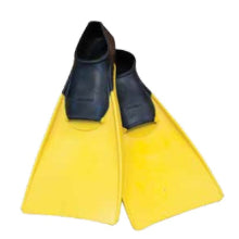 Diving Accessories: Pro-Dive Rubber Swim Fins Blk/Yel
