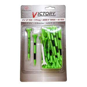 Golf Accessories: ZF Golf Victory Tees 2 3/4 Green