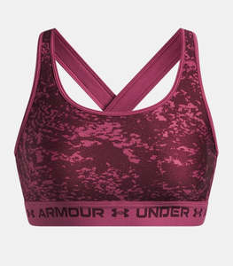 UA Womens Mid Crossback Sports Bra (659)