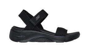 Footwear Kids: Skechers Womens Go Walk Arch Fit 2.0 Sandals (Blk)