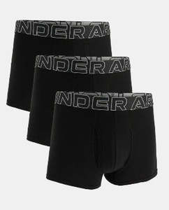 UA Mens Cotton Boxer Jocks 3in 3 Pack (001)