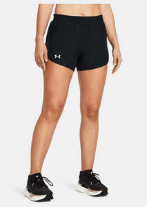 Clothing: UA Womens Fly By Shorts 3 Inch (001)