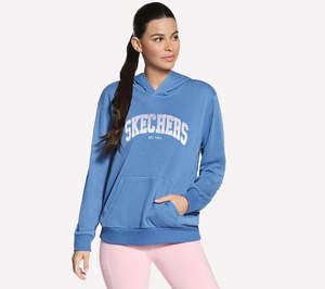 Skechers Womens Collegiate Hoodie (BLMV)