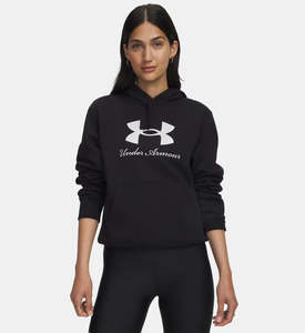 Clothing: UA Womens Hoodie Rival Fleece Shimmer (008)