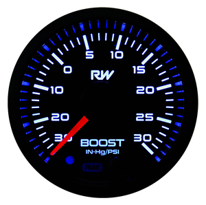 Raceworks 52mm Electronic Boost/Vac Gauge PSI Kit - BC Direct