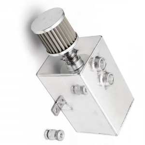 Catch Tanks: 3L BAFFLED SQUARE CATCH CAN WITH BREATHER - BC Direct