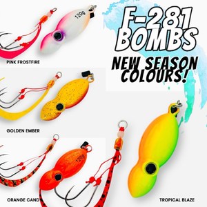 New: F-281 Bombs 40g – 120g