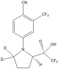 Ligandrol-d<sub>3</sub> | CAS number: 1165910-22-4 (unlabelled)