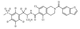 rac-Lifitegrast-d<sub>6</sub> | CAS Number: 1025967-78-5 (chiral unlabelled)