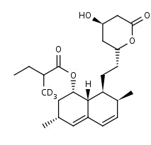 Lovastatin-d<sub>3</sub> | CAS Number: 75330-75-5 (unlabelled)