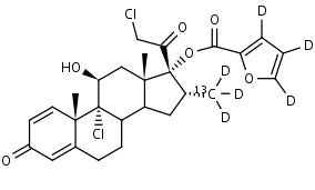 M: Mometasone Furoate-13C,d6