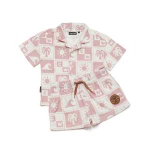 Girls Winter Sale 2 Get 30 Off: Crywolf - RESORT SET - Blush Check