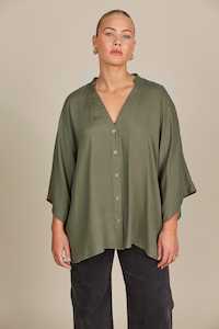 Isle Of Mine Winter Sale 2 Get 30 Off: Isle of Mine - Esme Relaxed Top - Olive