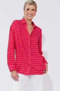 Haven Winter Sale 2 Get 30 Off: Haven - Casablanca Shirt - Chilli/Pink