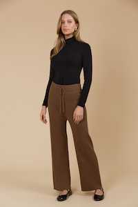 Isle of Mine - Tala Knit Pant - Toffee