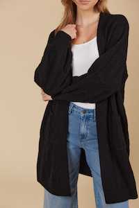 Isle of Mine - Hera Cardigan - Onyx