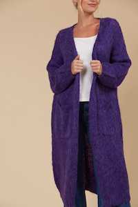 Isle of Mine - Pallas Cardigan - Violet