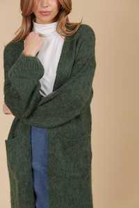Isle of Mine - Pallas Cardigan - Pine