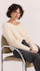 STAPLE THE LABEL - EMBER FLUFFY KNIT JUMPER - Cream