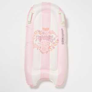 SUNNYLiFE  - Kids Surf Mat Dolphin Surf Co - Pink Stripe