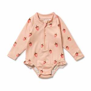 Wilson & Frenchy - Long Sleeved Swimsuit - Strawberry Kisses