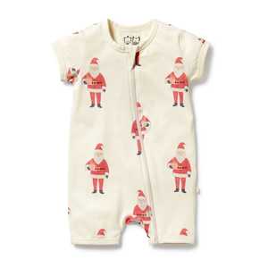Wilson & Frenchy - Organic Boyleg Zipsuit - Ho Ho Ho - Special Christmas Edition