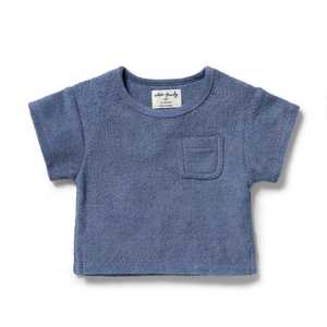 Wilson & Frenchy - Organic Terry Tee - Deep Blue