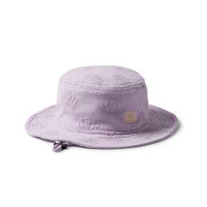 Kids Baby Wear Brands: Wilson & Frenchy - Organic Terry Sun Hat - Lavender Shells - Purple