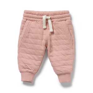 Wilson & Frenchy - Organic Quilted Sweat Pant - Rose Pink