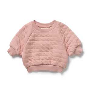 Wilson & Frenchy - Organic Quilted Sweat - Rose Pink