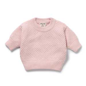 Wilson & Frenchy - Organic Knitted Bubble Jumper - Marshmellow