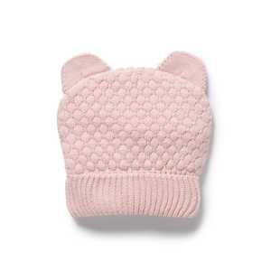 Wilson & Frenchy - Organic Knitted Bear Hat - Marshmellow