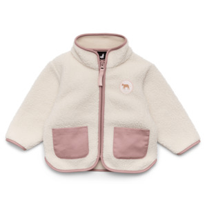Crywolf: Crywolf | BABY SHERPA JACKET - Powder