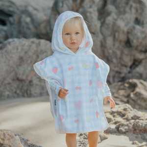 Girls Hooded Towels: Crywolf - BABY HOODED TOWEL - Lucky Picnic