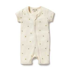 Wilson & Frenchy - Organic Boyleg Zipsuit - Bee Mine