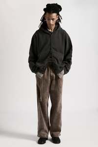 TOUR ZIP HOOD - CHARCOAL