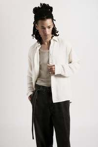 HOLD LS SHIRT - WHITE