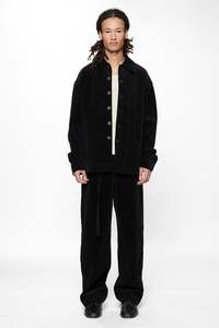 Outerwear: FLOAT OVERSHIRT - VINTAGE BLACK CORDUROY