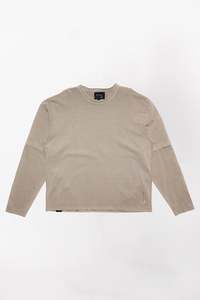 C1 25: LAYER LS T-SHIRT - DESERT